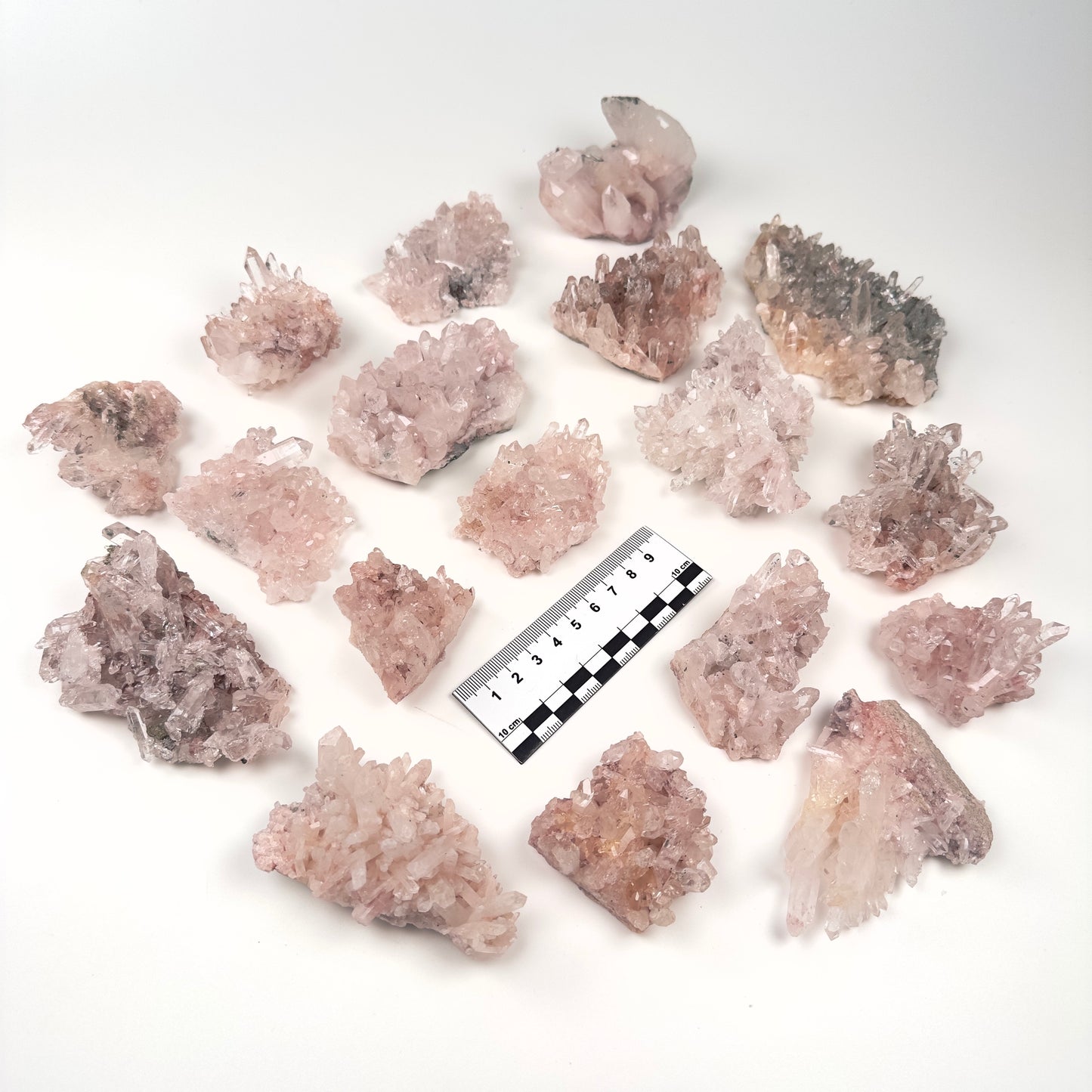 Pink Lemurian Quartz Clusters Small size (P-1232)