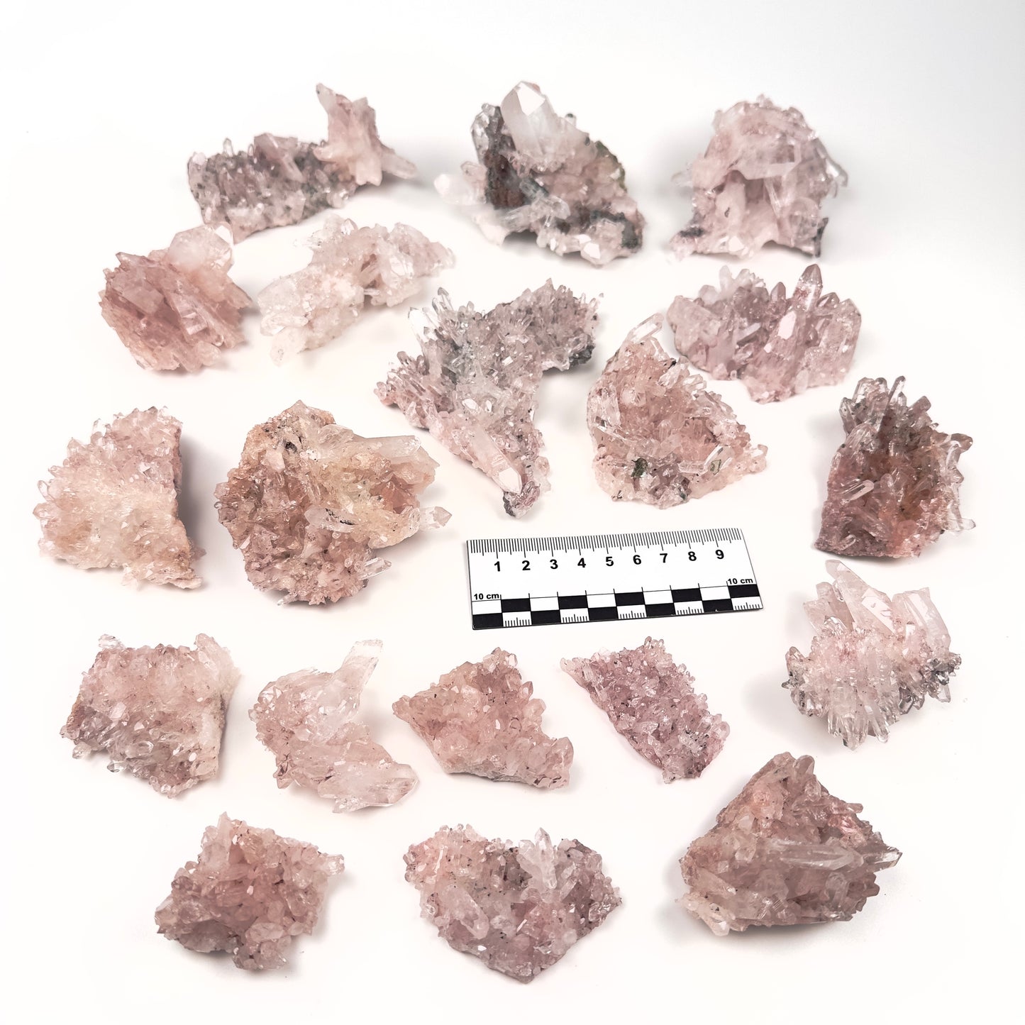 Pink Lemurian Quartz Clusters Small size (P-1231)