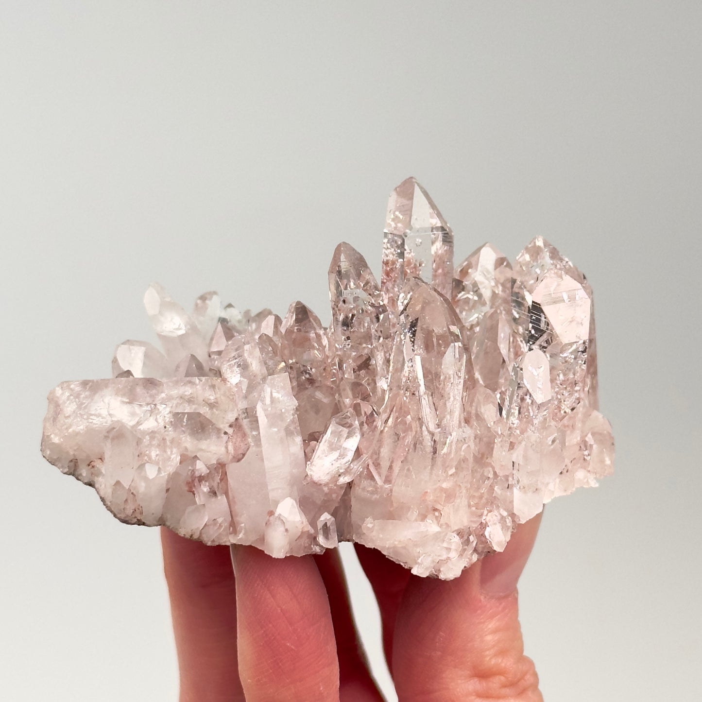 Pink Lemurian Quartz Clusters Small size (P-1231)