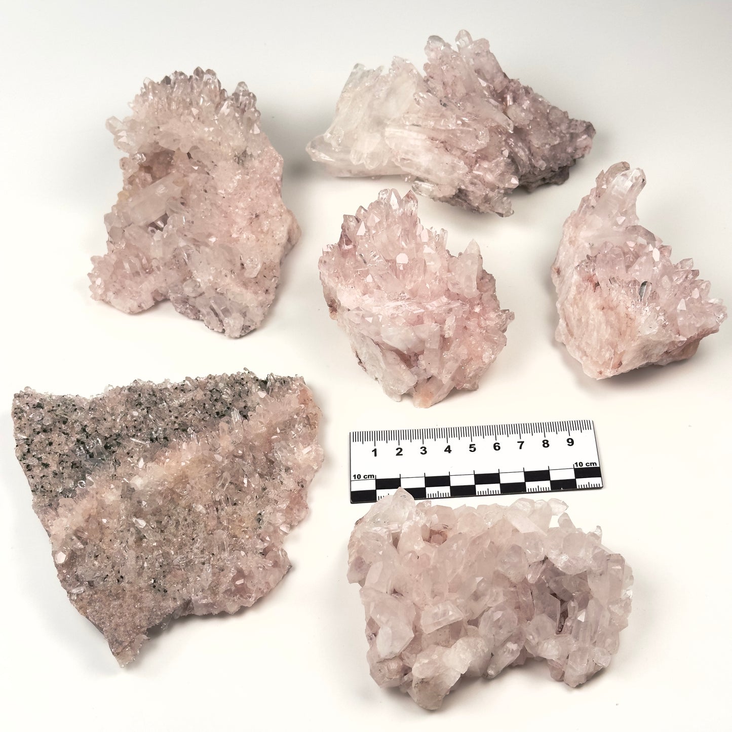 Pink Lemurian Quartz Clusters Medium size (P-1242)