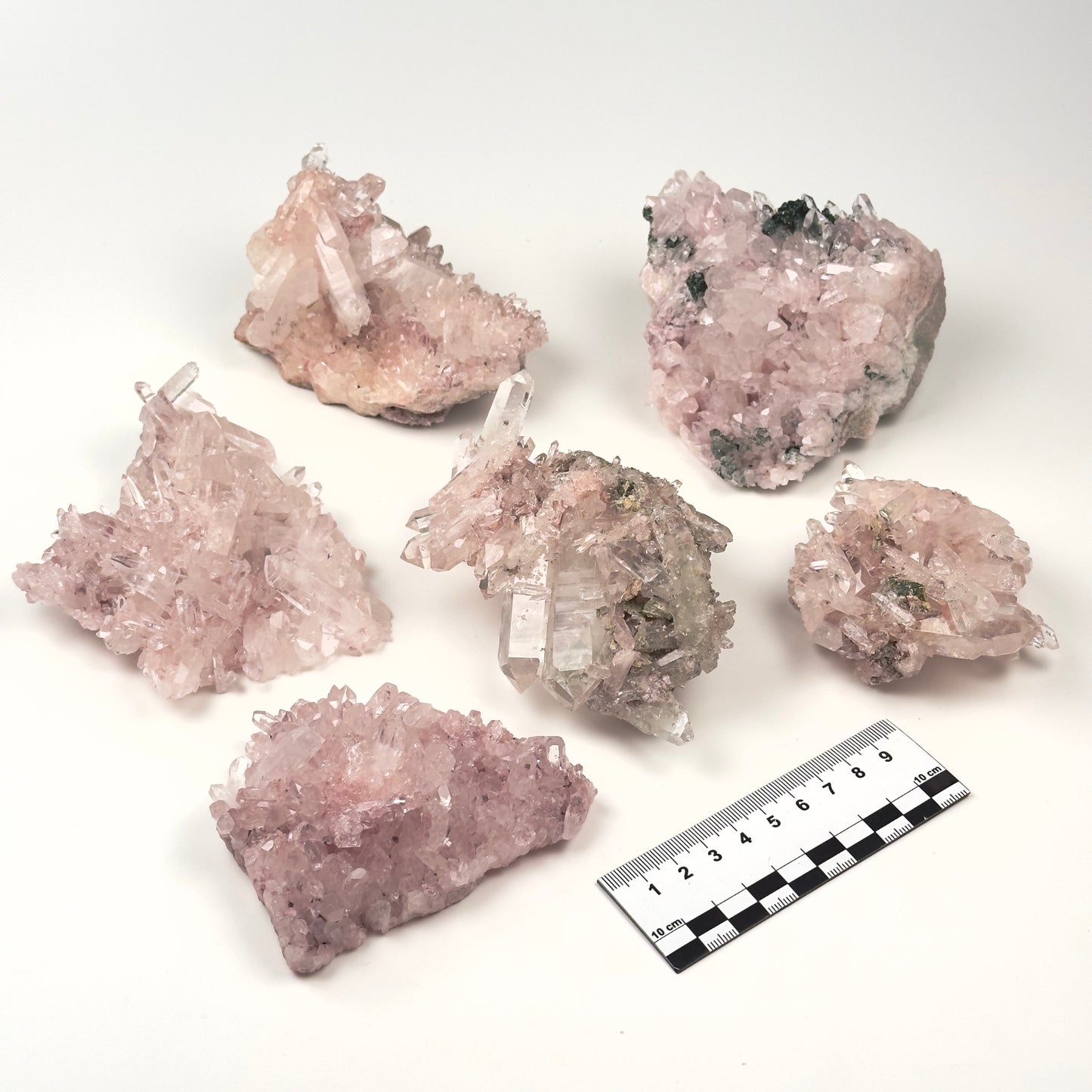 Pink Lemurian Quartz Clusters Medium size (P-1247)