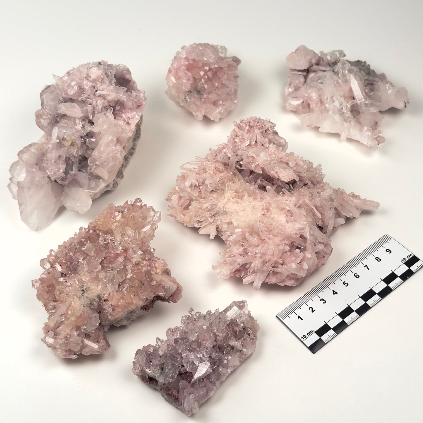 Pink Lemurian Quartz Clusters Medium size (P-1244)