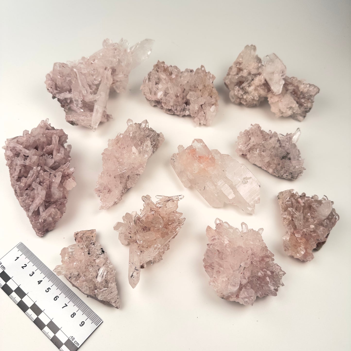 Pink Lemurian Quartz Clusters Small size (P-1236)