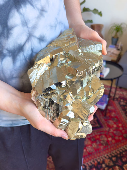 Pyrite Cluster Chivor mine, Colombia (PY-150)