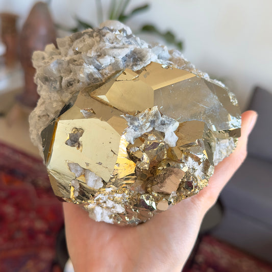 Pyrite Cluster Chivor mine, Colombia (PY-151)