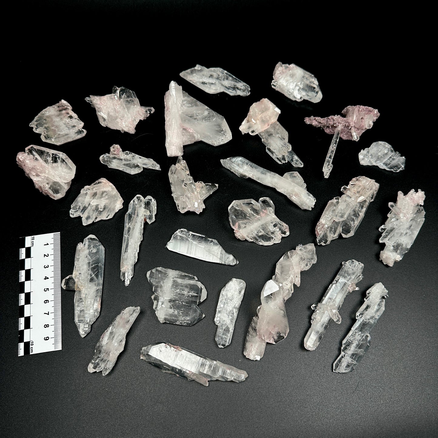 Faden Lemurian Quartz Floaters from the Pink Lemurian mine (P-1249)