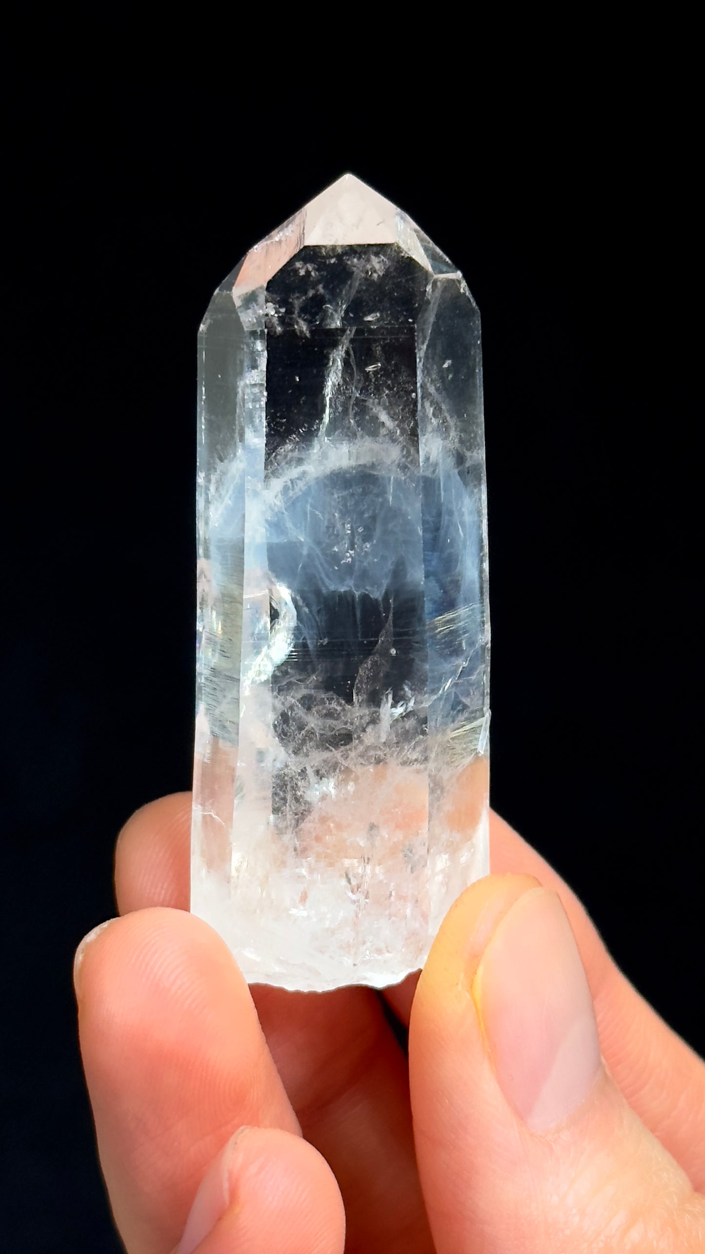 Blue Feather Lemurian Quartz Crystals AKA Blue Mist Quartz (BS-119)