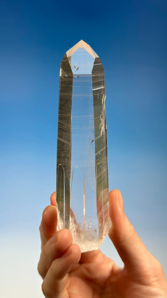 Temple Heart DOW Lemurian Quartz Wand (Lot: CO-213) Collector Specimen