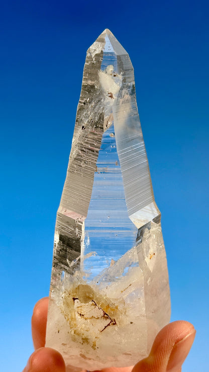 ムゾ・ハビット・レーザー・レムリアン・クォーツ・ソード・オブ・ライト（ロット：CO-215）コレクター標本