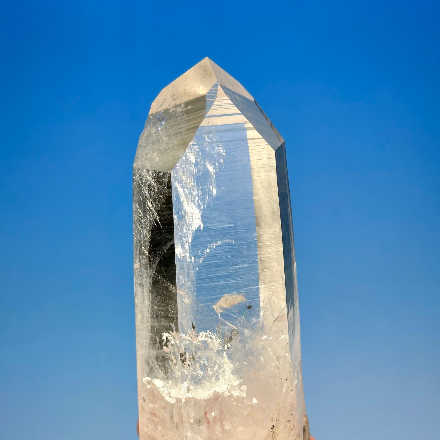 マスターテンプルハート DOW ペニャスブランカス レムリアンクォーツ クリスタルポイント コロンビア産 (CO-234) 412g