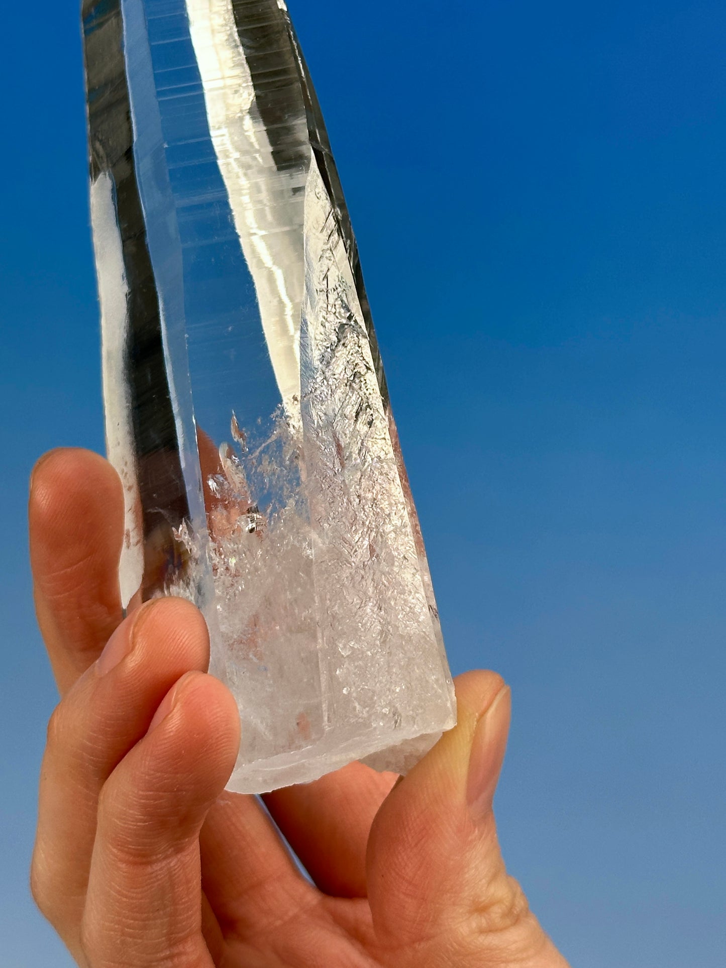 Tabular Sword of Light Peñas Blancas Lemurian Quartz Crystal Point from Colombia (CO-210) 194g