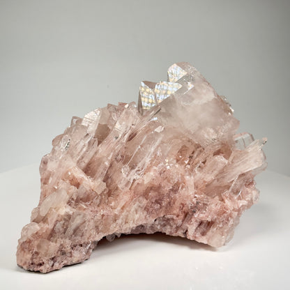 Pink Lemurian Quartz Cluster Large size (P-1264) 3095g x1