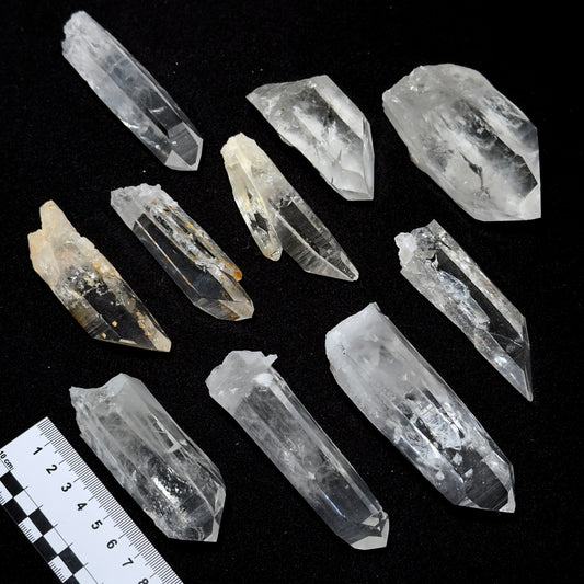 Super Optical Lemurian Quartz crystal Points (SO-168)