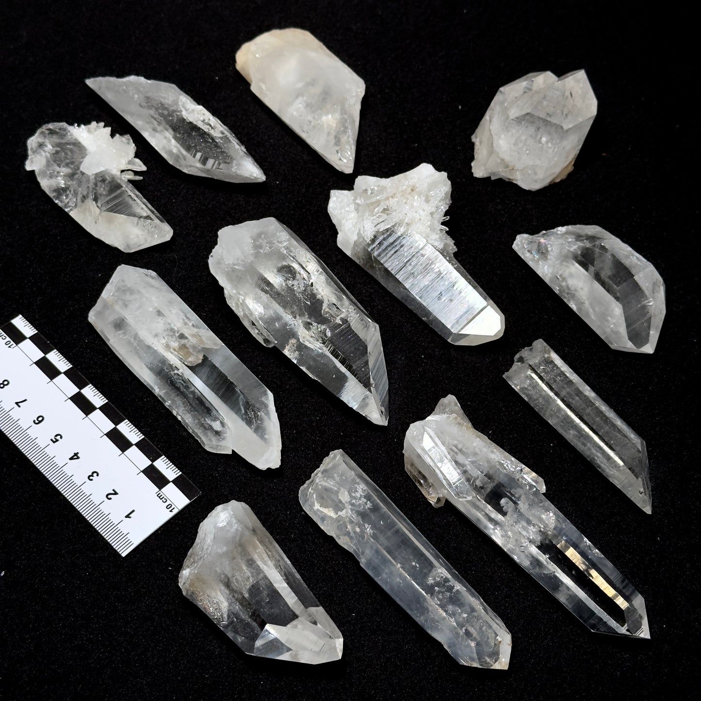 Super Optical Lemurian Quartz crystal Points (SO-166)