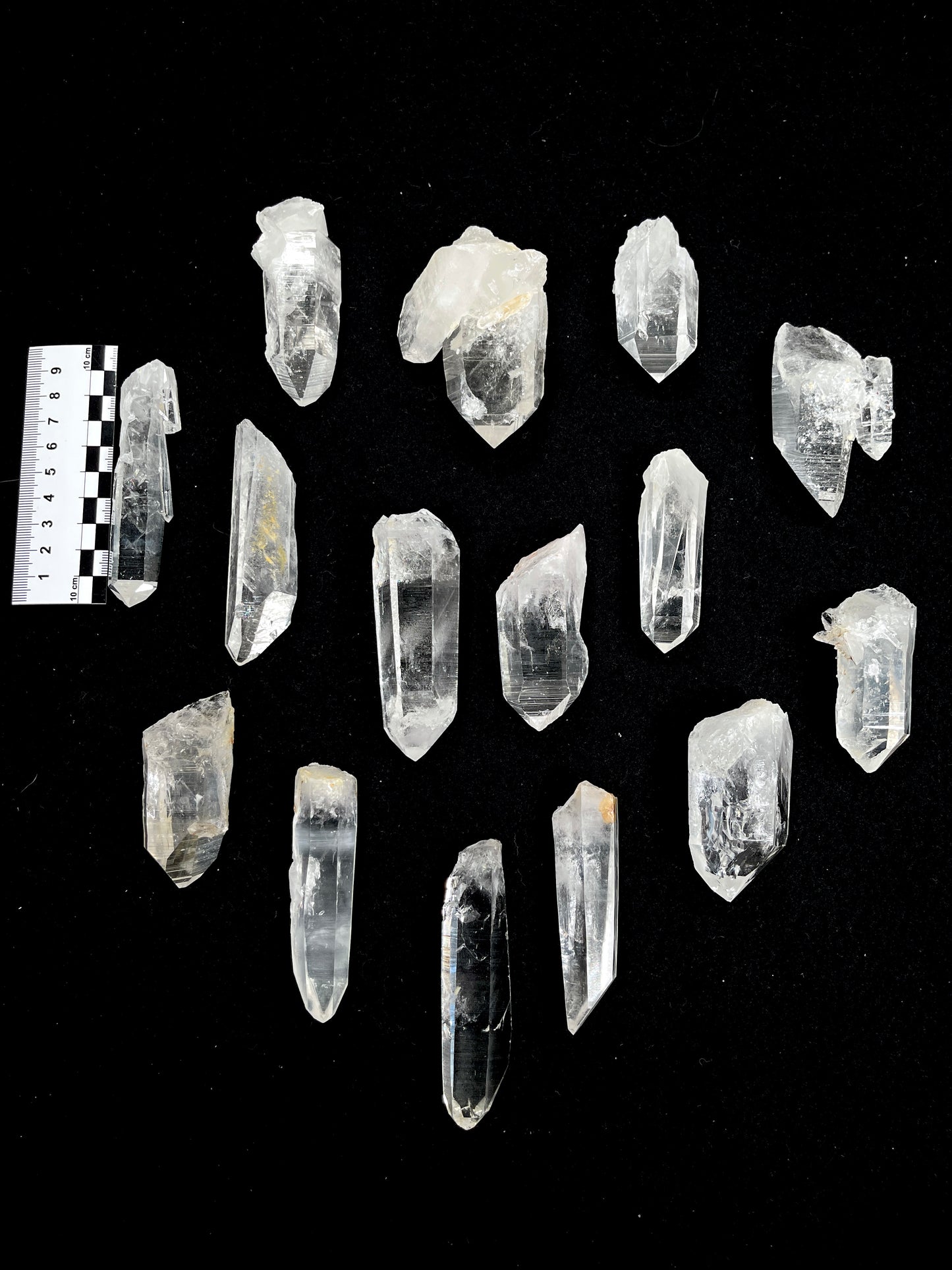 La Belleza Lemurian Quartz Points, Super Optical Clarity medium size (SO-111)