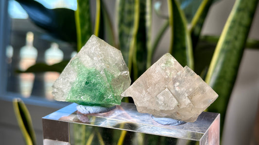 Green Phantom Yttrium Fluorite. Peñas Blancas Mine (LOT: GF-164)