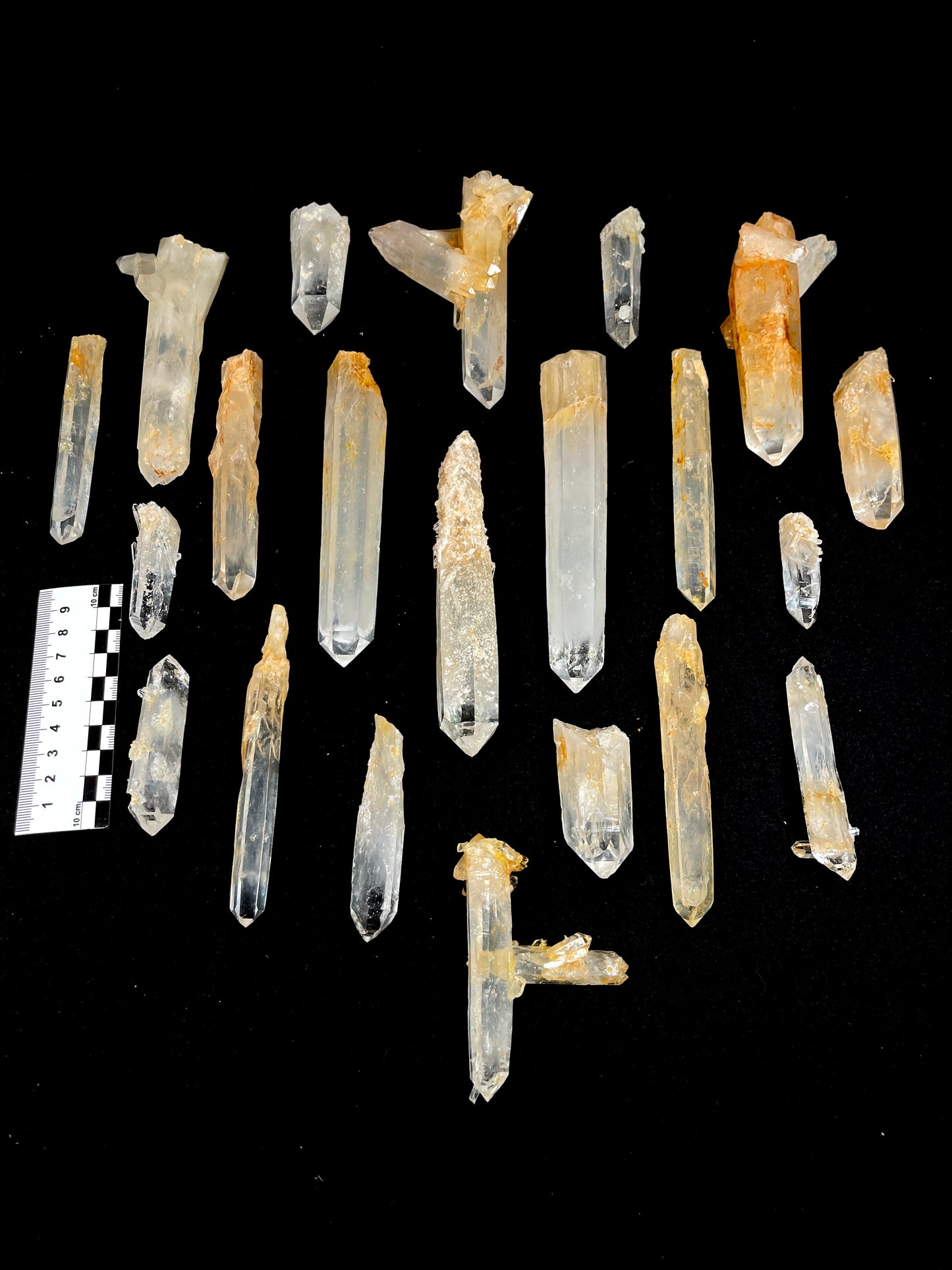 Golden Healer DNA Blue Smoke (Milton mine) Lemurian Quartz Crystal Wands Small, Medium and Large size WHOLESALE (BS-161)