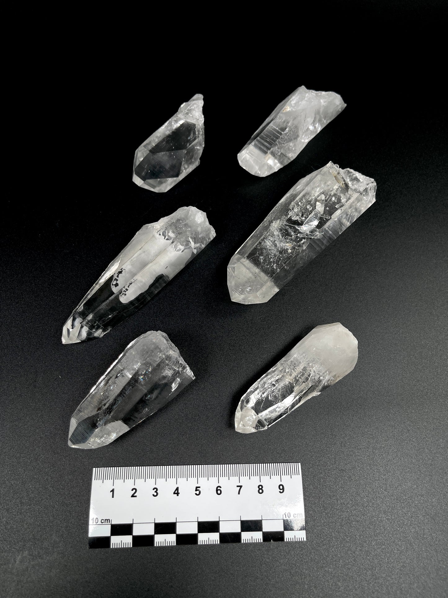 Peñas Blancas Lemurian Quartz Points, Super Optical Clarity Medium size WHOLESALE (PE-162)