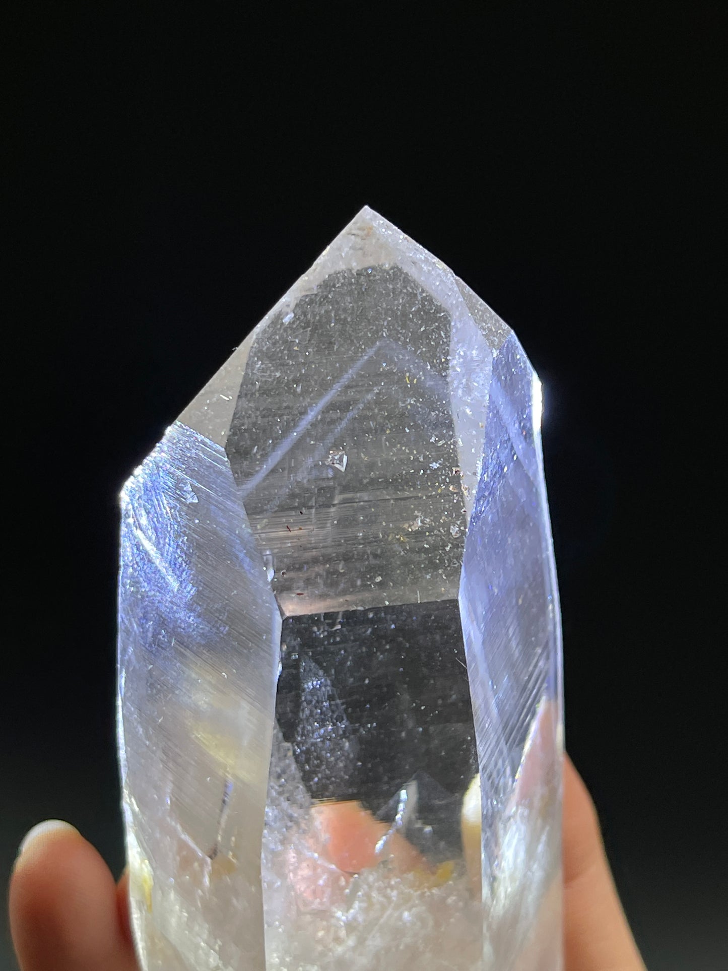 Peñas Blancas Lemurian Quartz Points, One is Phantom! Super Optical Clarity Medium size WHOLESALE (PE-170)