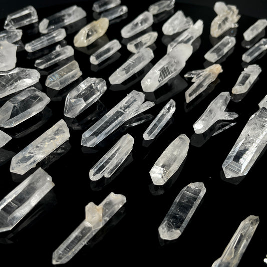 La Belleza Lemurian Quartz Points, Super Optical Clarity small size WHOLESALE (SO-127)