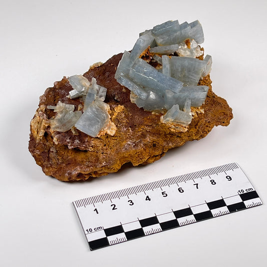 Blue Baritine / Baryte cluster Teresita mine Extra high quality specimen WHOLESALE (BR-7)