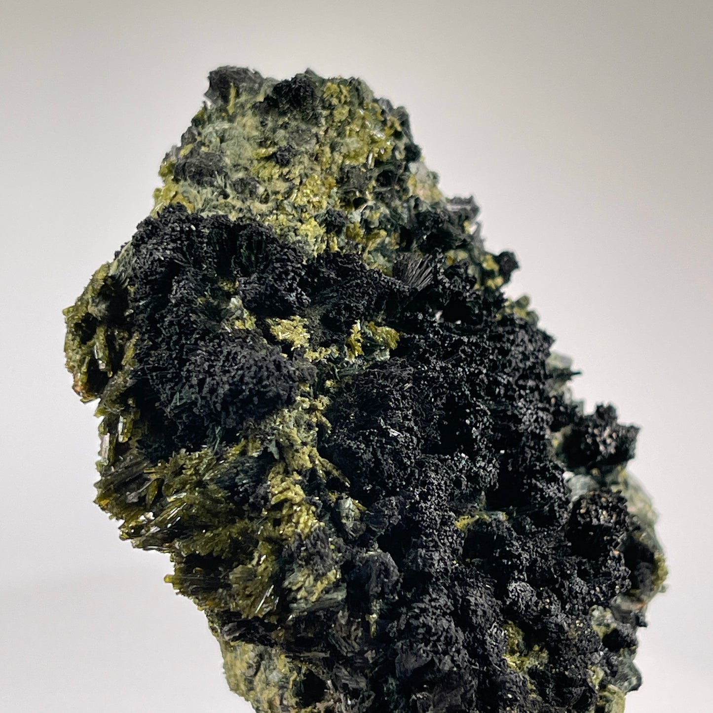 Green Epidote Fan Clusters with black Tourmaline! from Spain Extra high quality specimens WHOLESALE (EP-12)