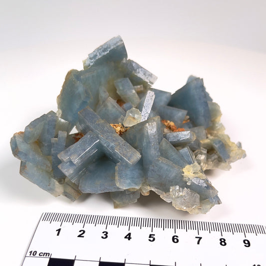 Blue Baritine / Baryte cluster Teresita mine Extra high quality specimen WHOLESALE (BR-11)