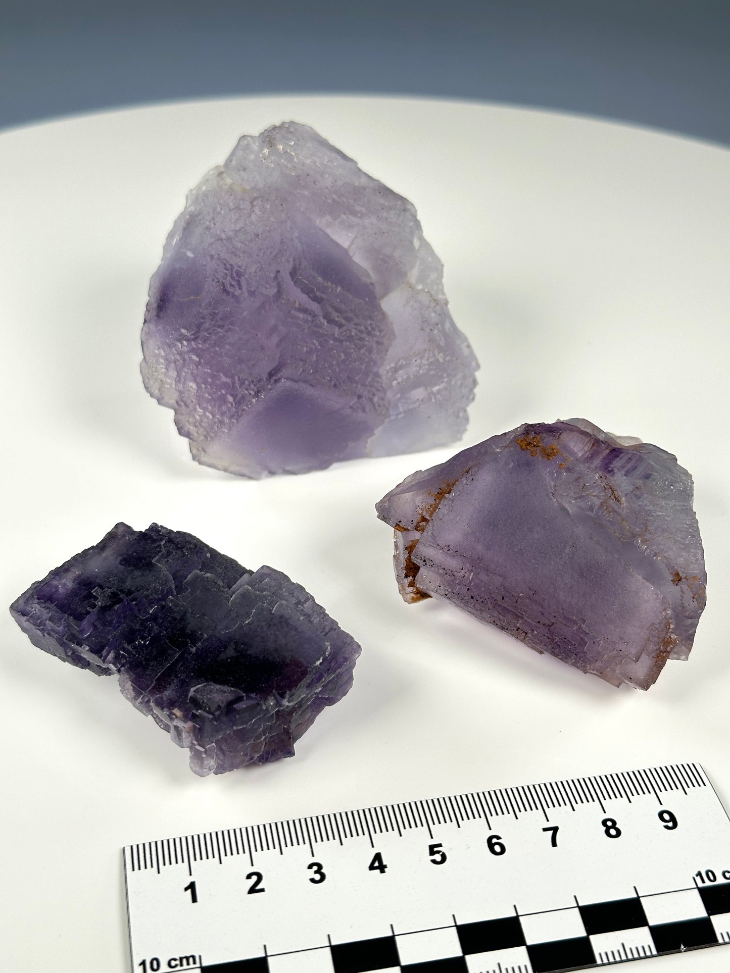 Extra rare Purple & Blue Phantom Fluorite, La Collada mine, Spain WHOLESALE (GF-203)