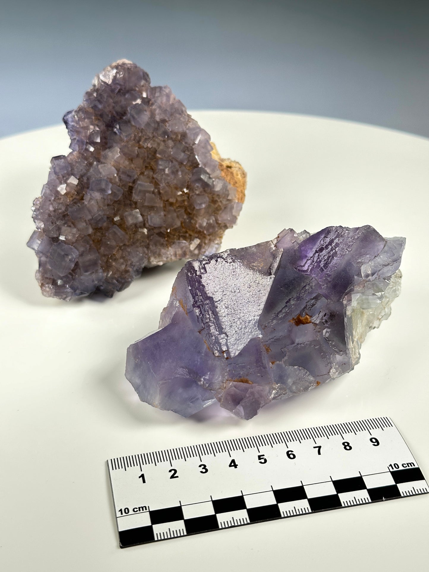 Extra rare Purple & Blue Phantom Fluorite, La Collada mine, Spain WHOLESALE (GF-197)