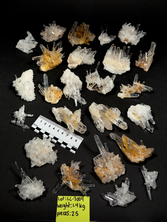 Needle Lemurian Quartz Clusters (LC-3004) | WHOLESALE LOT | SMALL & MINI SIZE