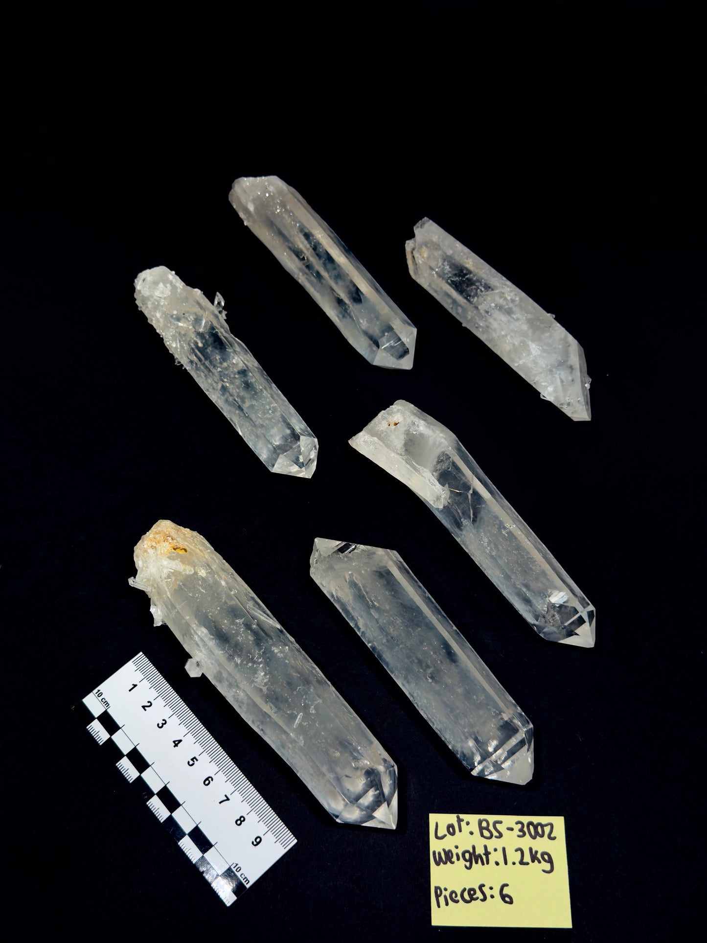 Blue Feather Lemurian Quartz Crystals AKA Blue Mist Quartz (BS-3002) | WHOLESALE LOT | LARGE & MEDIUM SIZE