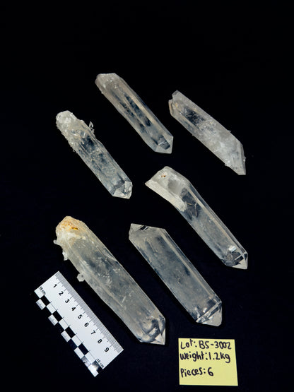 Blue Feather Lemurian Quartz Crystals AKA Blue Mist Quartz (BS-3002) | WHOLESALE LOT | LARGE & MEDIUM SIZE