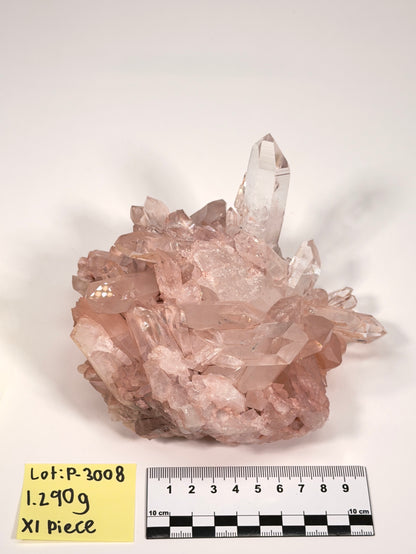 PINK LEMURIAN QUARTZ CLUSTER MEDIUM SIZE (P-3008) | WHOLESALE LOT