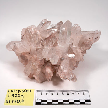 PINK LEMURIAN QUARTZ CLUSTER MEDIUM SIZE (P-3004) | WHOLESALE LOT