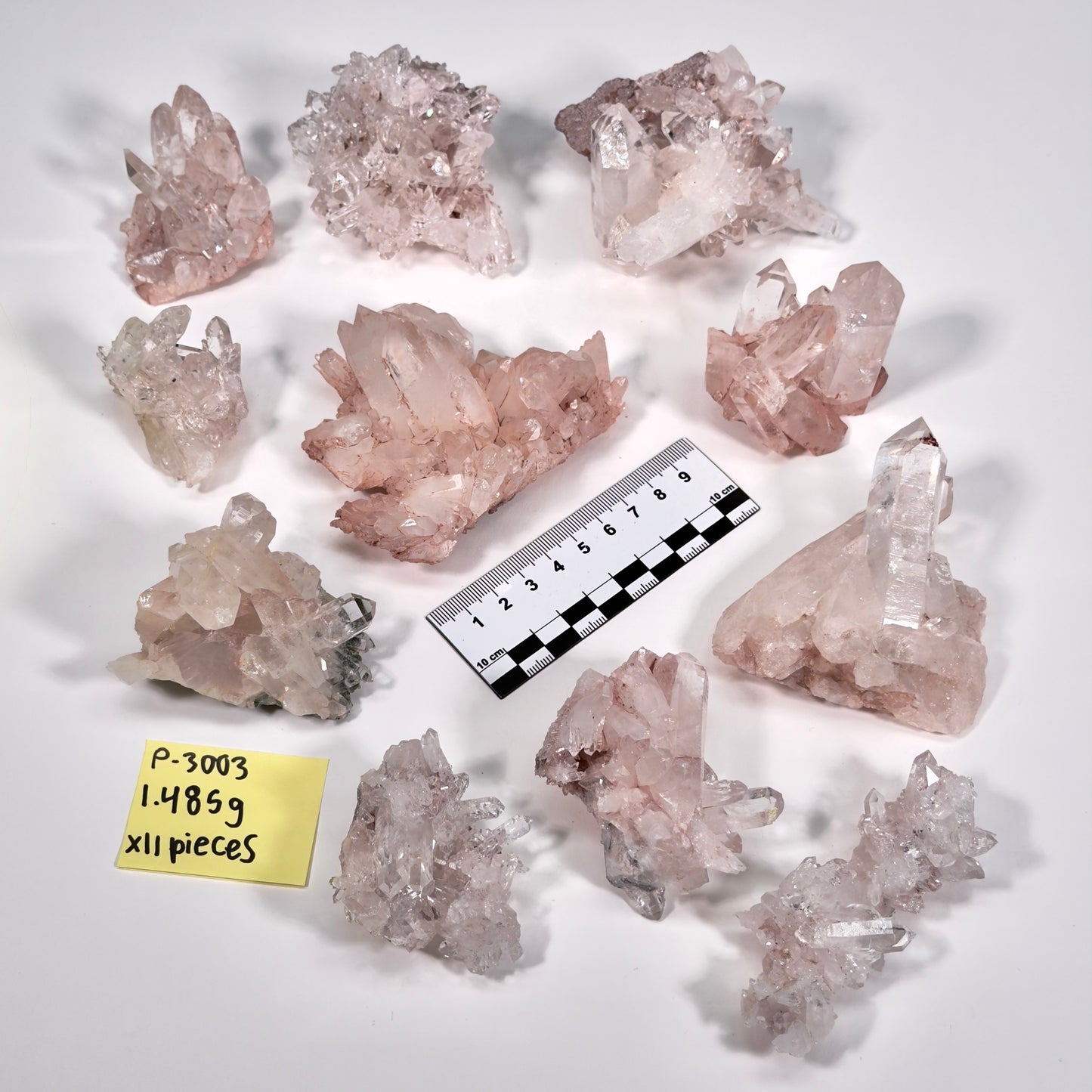 PINK LEMURIAN QUARTZ CLUSTERS SMALL SIZE (P-3003) | WHOLESALE LOT