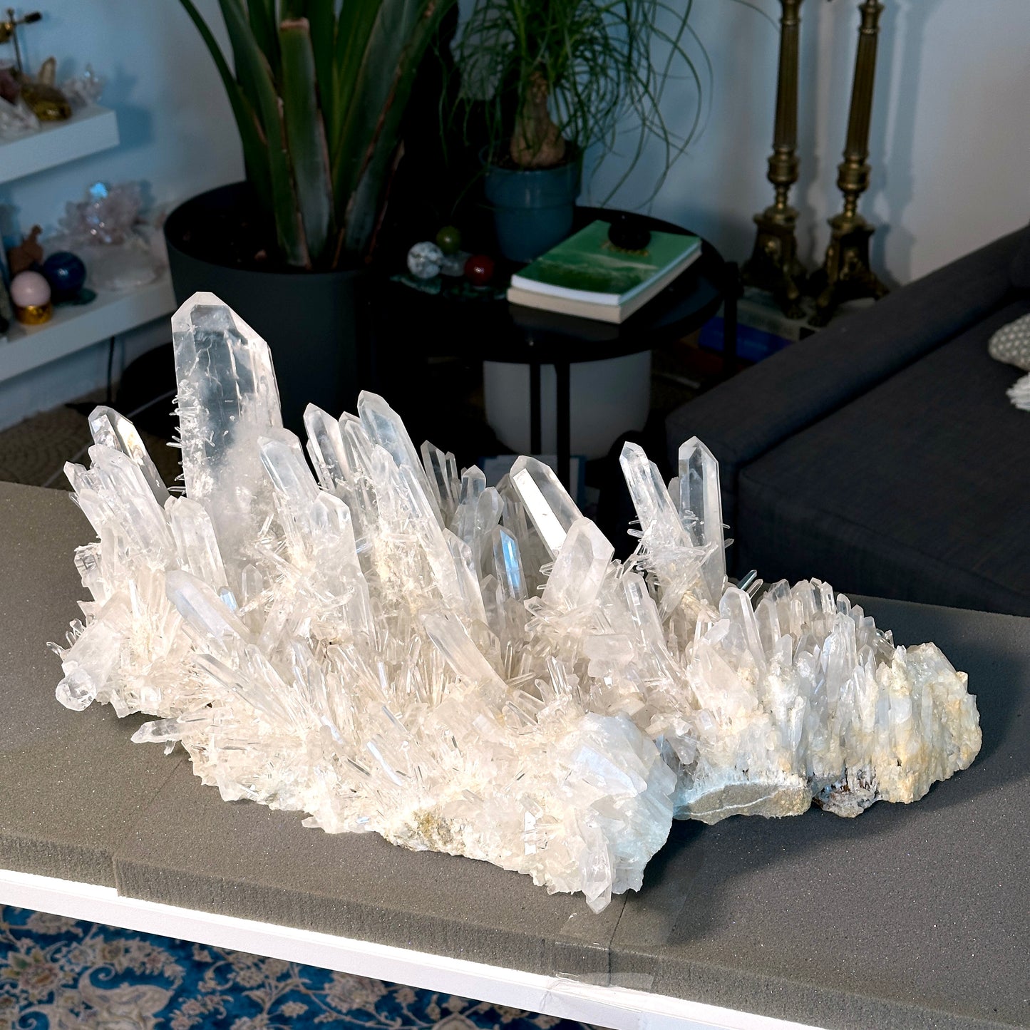 XL LEMURIAN QUARTZ CLUSTER (LC-283) 11550G X1 | WHOLESALE LOT