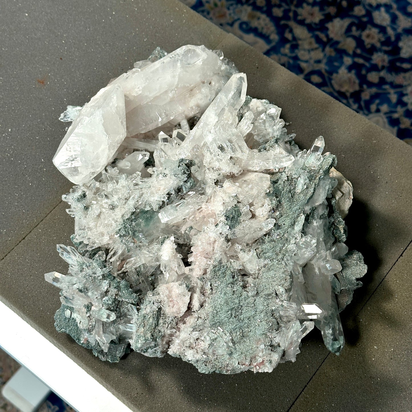 GREEN LEMURIAN QUARTZ CLUSTER (LC-284) 5824G X1 | WHOLESALE LOT