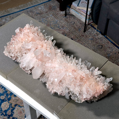 ピンクレムリアンクォーツクラスター（P-）プランティラ