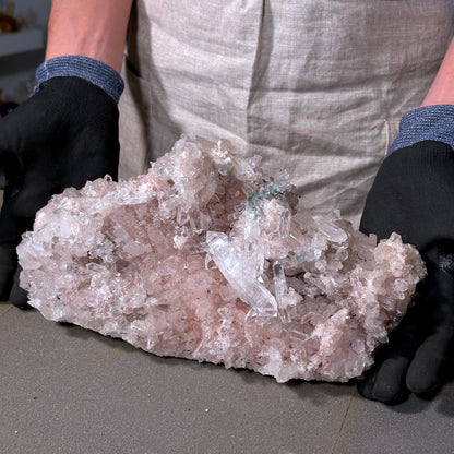ピンクレムリアンクォーツクラスター（P-）プランティラ