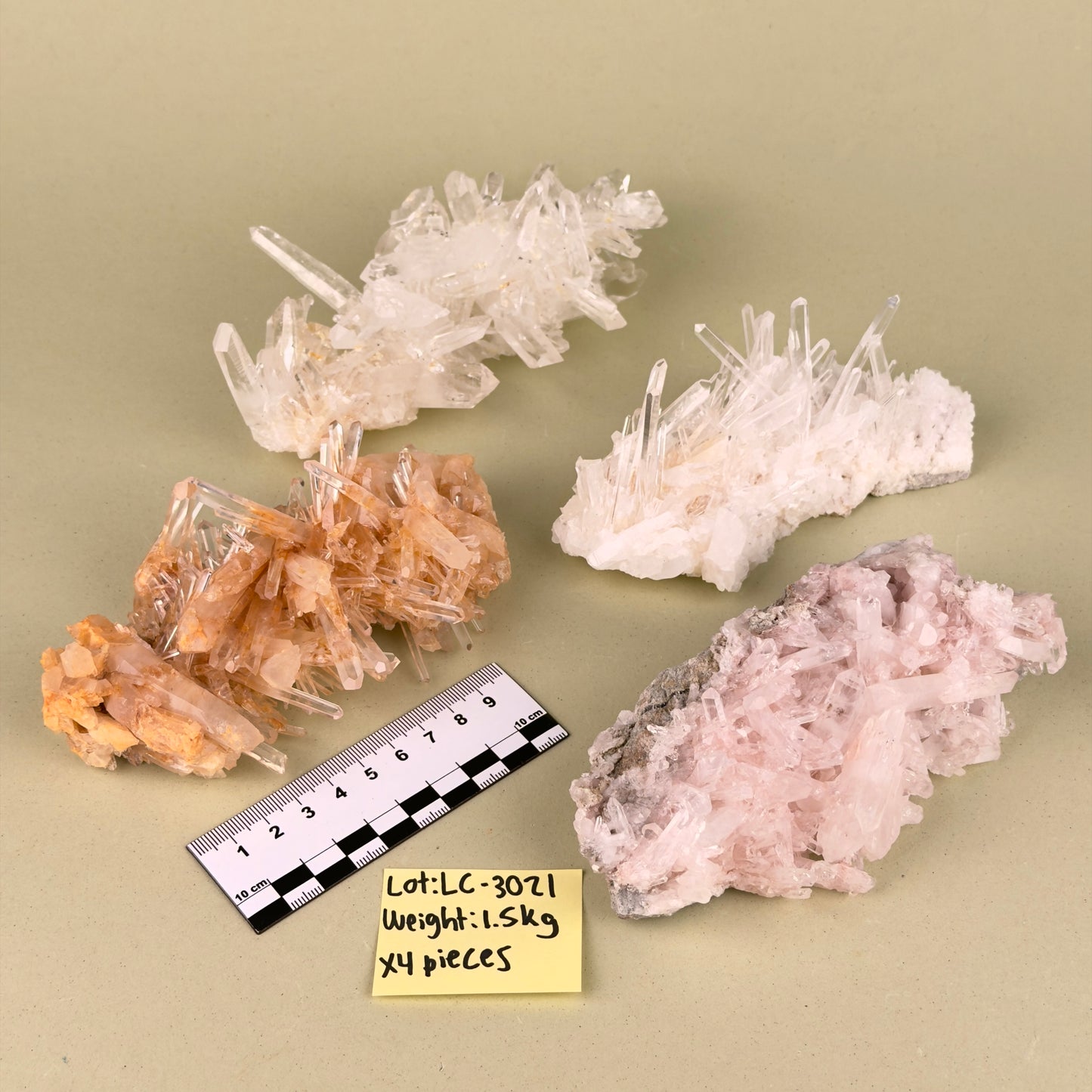 RAINBOW LEMURIAN QUARTZ CLUSTERS MIXED SELECTION (LC-3021) | WHOLESALE LOT