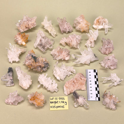 RAINBOW LEMURIAN QUARTZ CLUSTERS MIXED SELECTION (LC-3022) | WHOLESALE LOT | SMALL SIZE