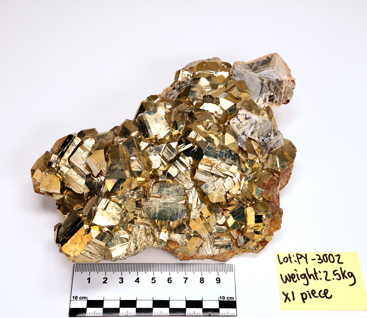 Pyrite Cluster Chivor mine, Colombia (PY-3002) | Wholesale Lot | 2505g x1 | Large Size