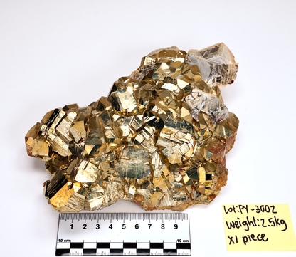 Pyrite Cluster Chivor mine, Colombia (PY-3002) | Wholesale Lot | 2505g x1 | Large Size