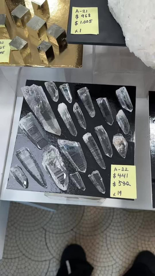 Peñas Blancas Lemurian Quartz lot for Pam (A-22)