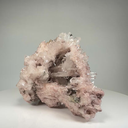 Pink Lemurian Quartz Cluster Large size (P-1258) 3533g x1