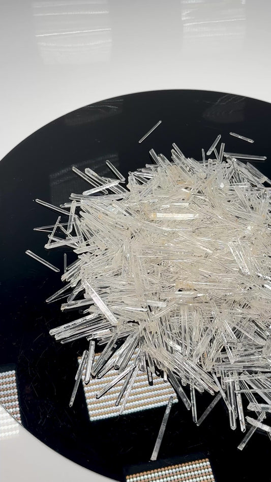 Extra Thin Needle Lemurian Quartz Crystal points by kilo WHOLESALE | Limited Stock!
