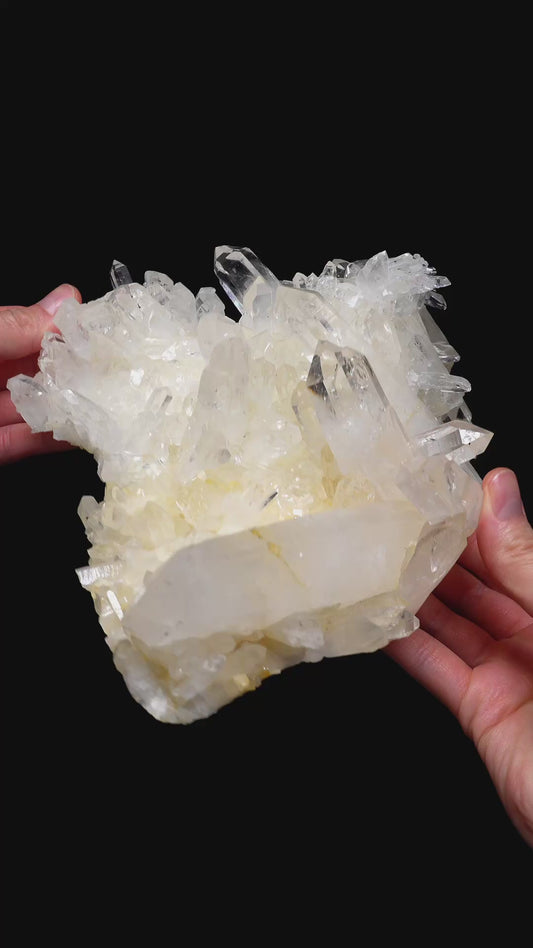 SUPER OPTICAL LEMURIAN QUARTZ CLUSTER (LC-3059) | WHOLESALE LOT | LARGE SIZE 2515g x1