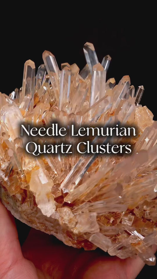 Rainbow Lemurian Quartz Clusters Mixed Selection (LC-3051) | Wholesale Lot | 3505g x4 | Medium Size