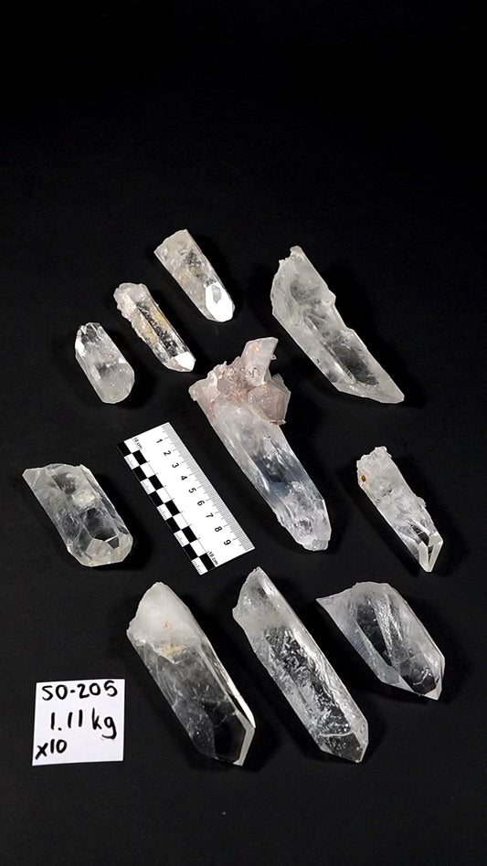 Super Optical Lemurian Quartz crystal Points (SO-205)