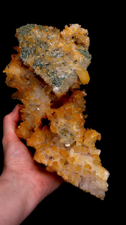 Rainbow Golden Green Lemurian Quartz Cluster (LC-3053) | Wholesale Lot | 2125g x1 | Large Size